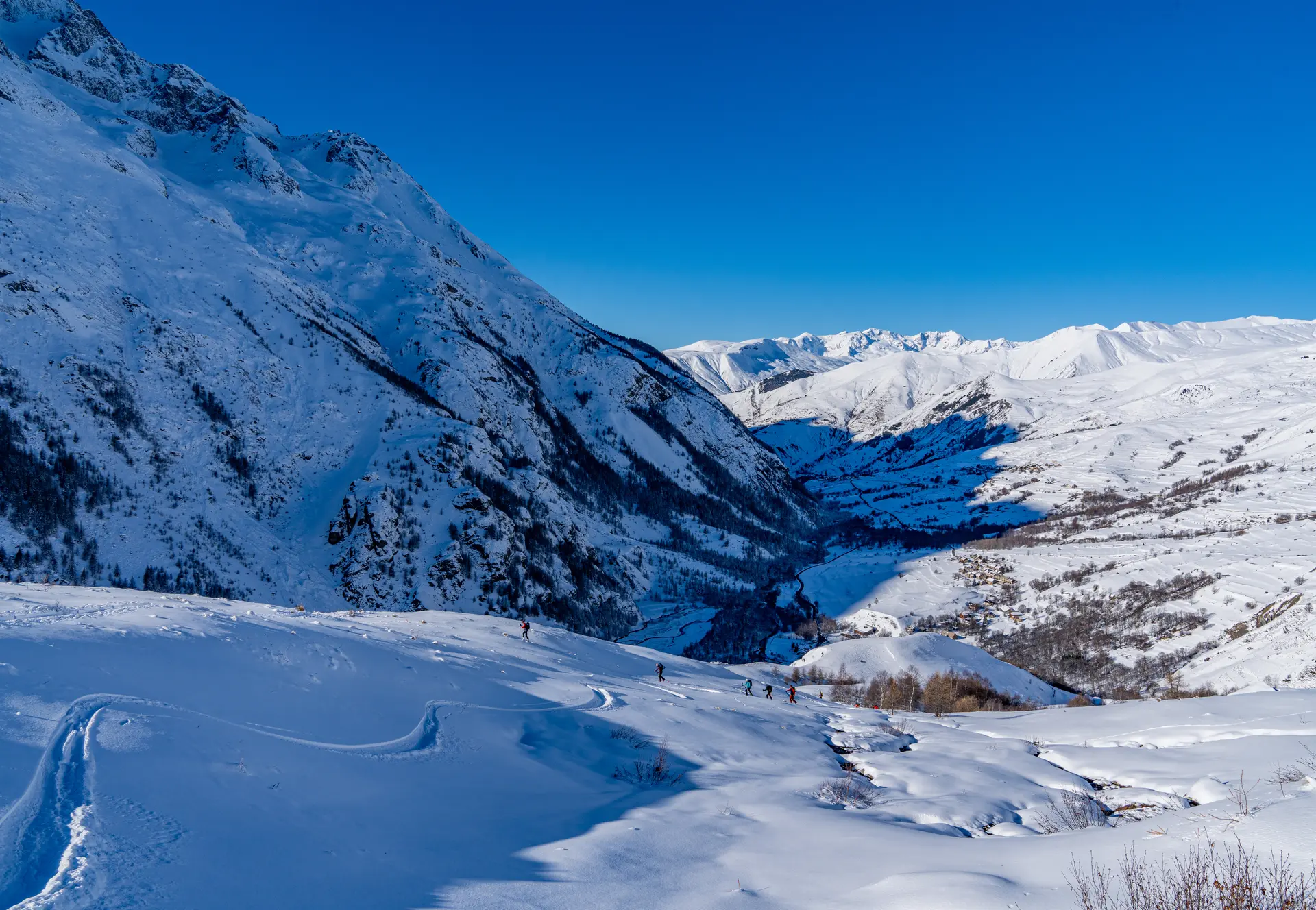 Première neige -Ski de randonnée