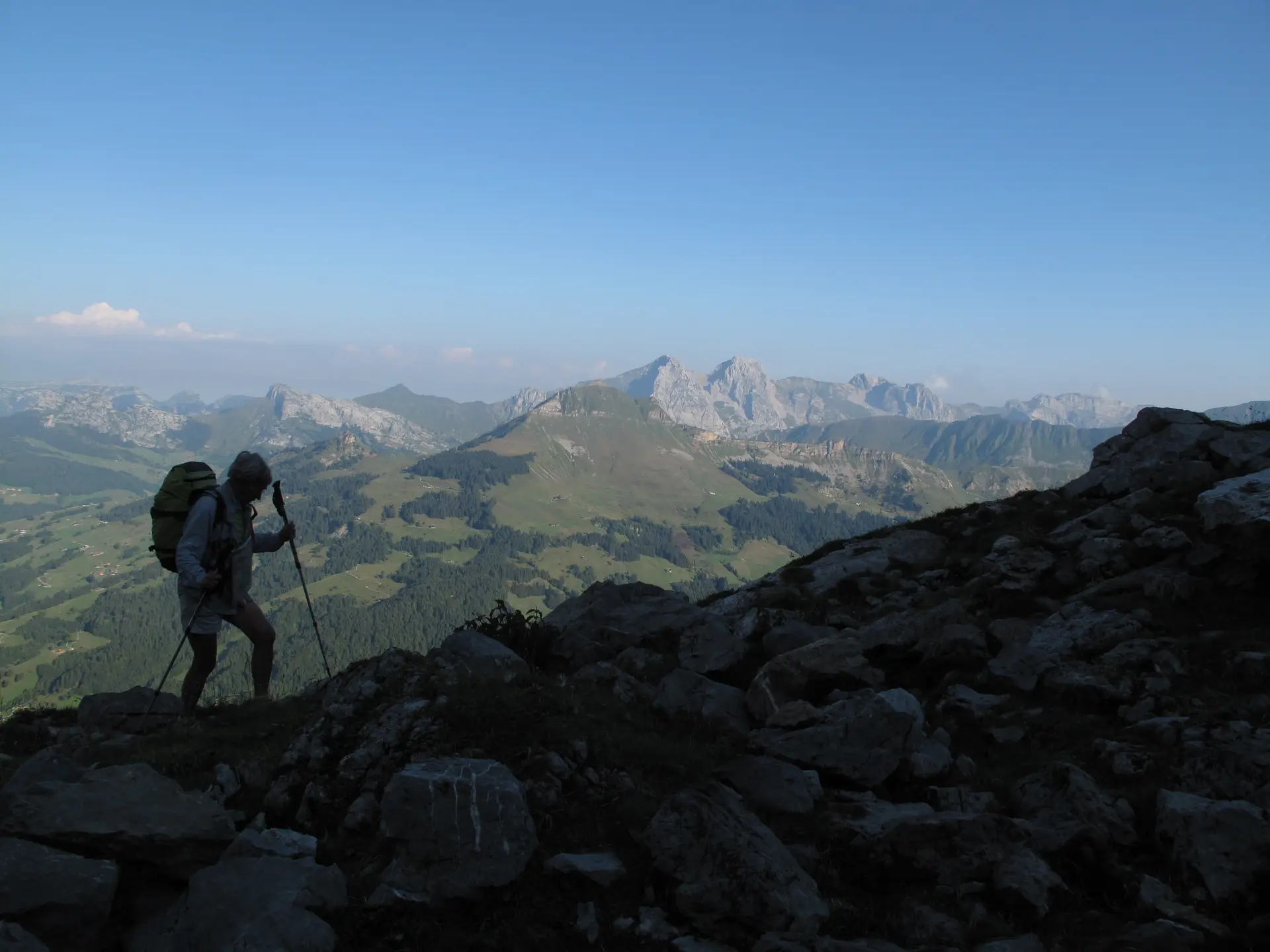 Montée dans la Combe de Paccaly