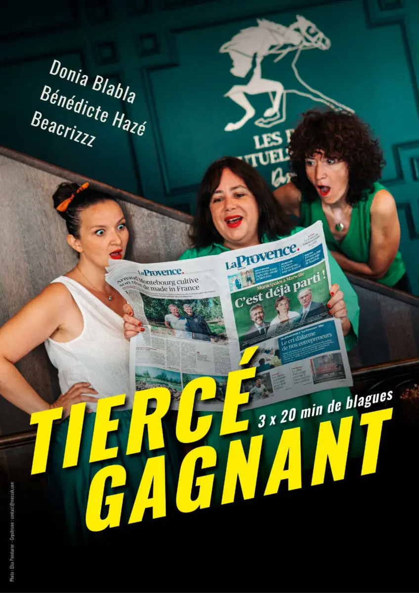 Spectacle Tiercé gagnant au Théâtre L'Art Dû
