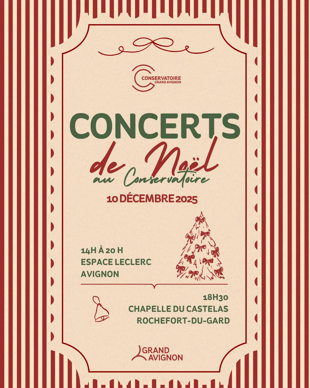 Les concerts de Noël du Conservatoire_Avignon