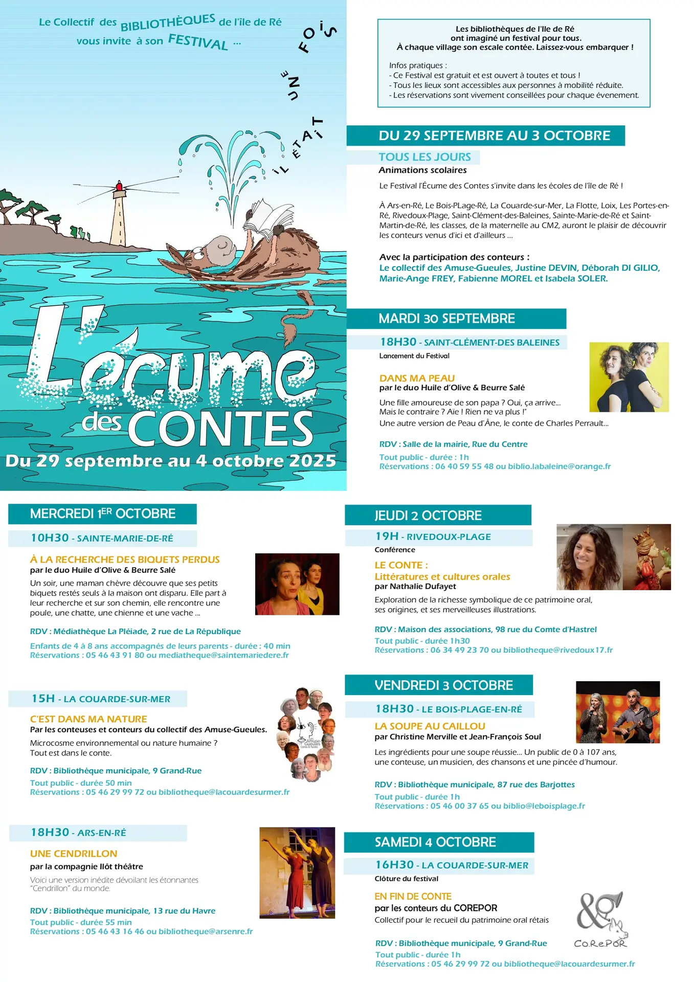Festival L'Écume des contes : Une Cendrillon_Ars-en-Ré