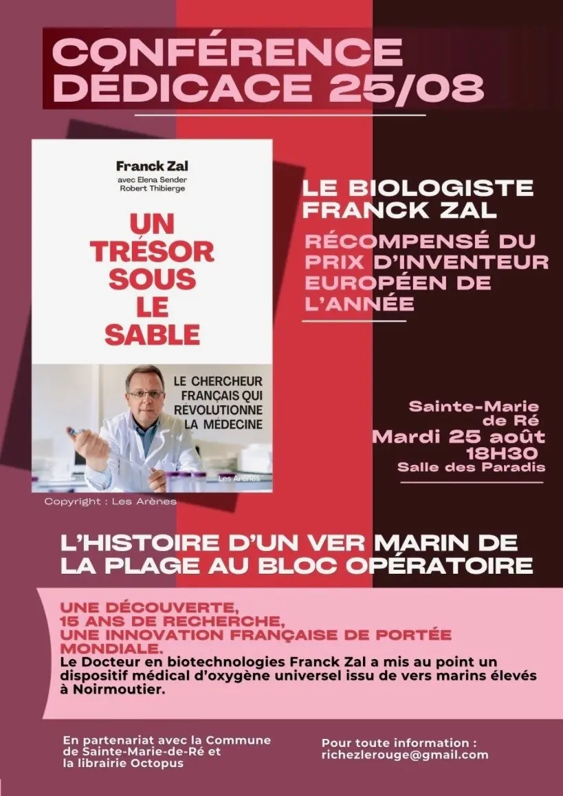 affiche conférence Franck Zal