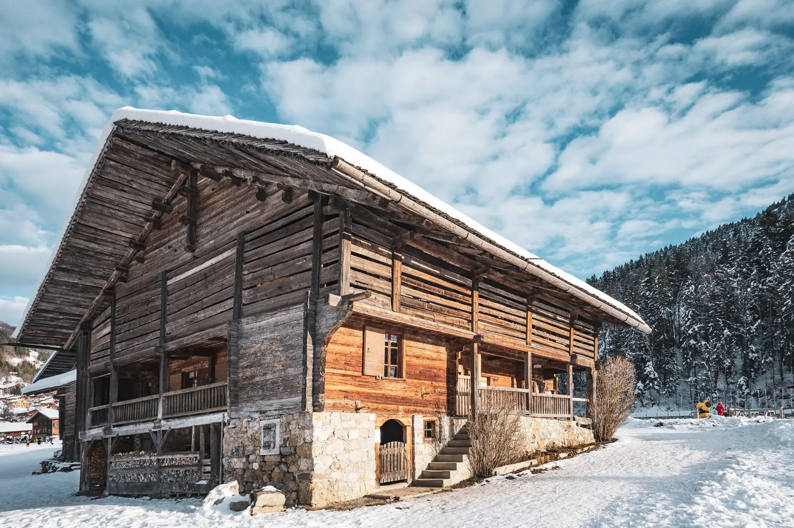 La maison du patrimoine en Hiver