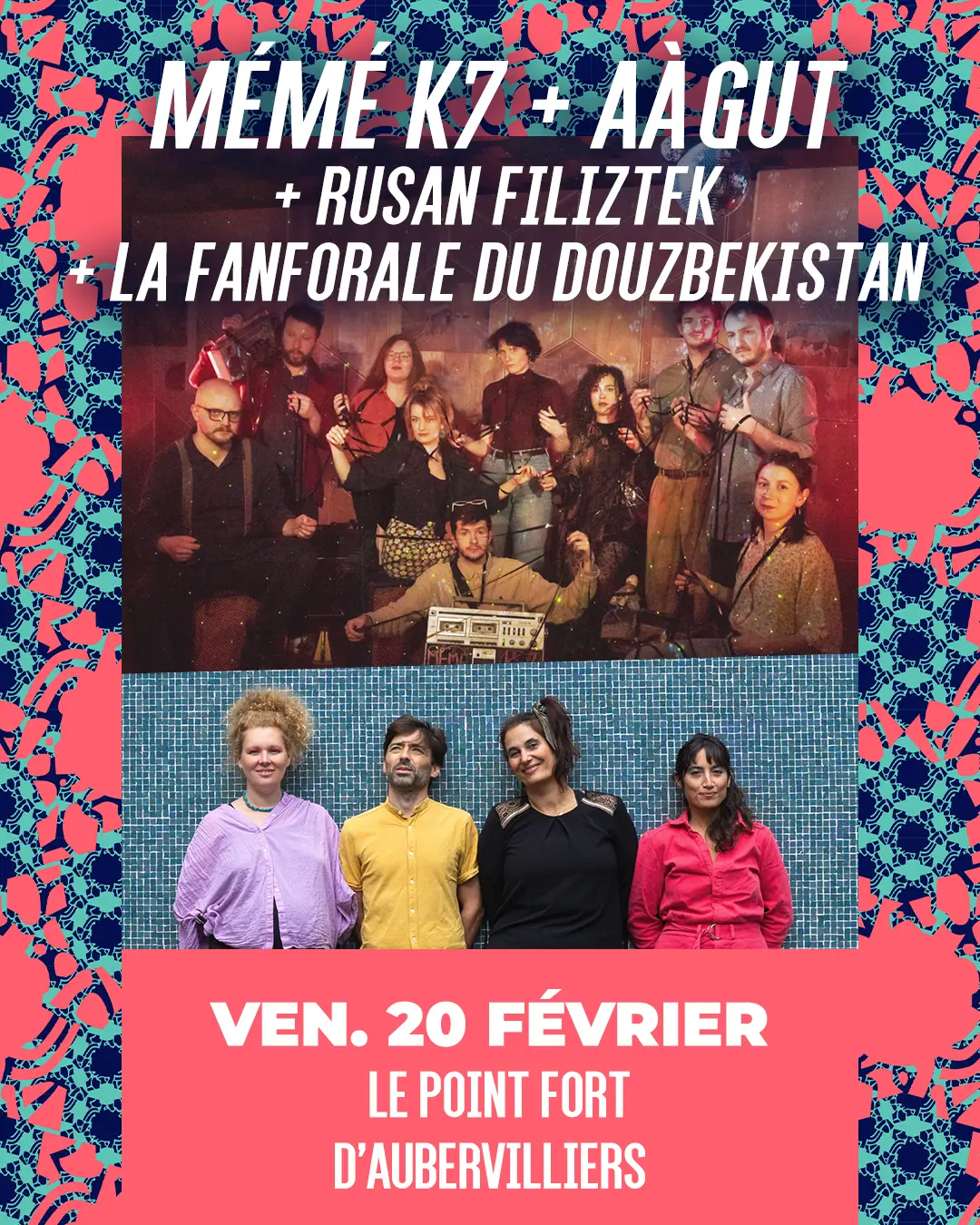 Mémé K7 x Ruşan Filiztek • Aàgut • La Fanforale du Douzbekistan