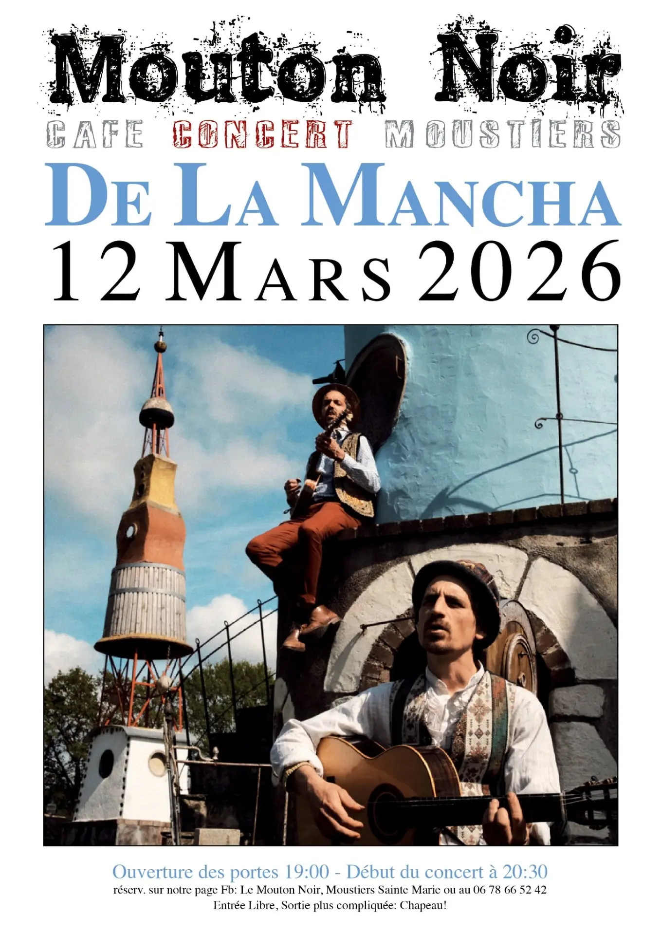 De La Mancha  in concerto al Mouton Noir_Moustiers-Sainte-Marie