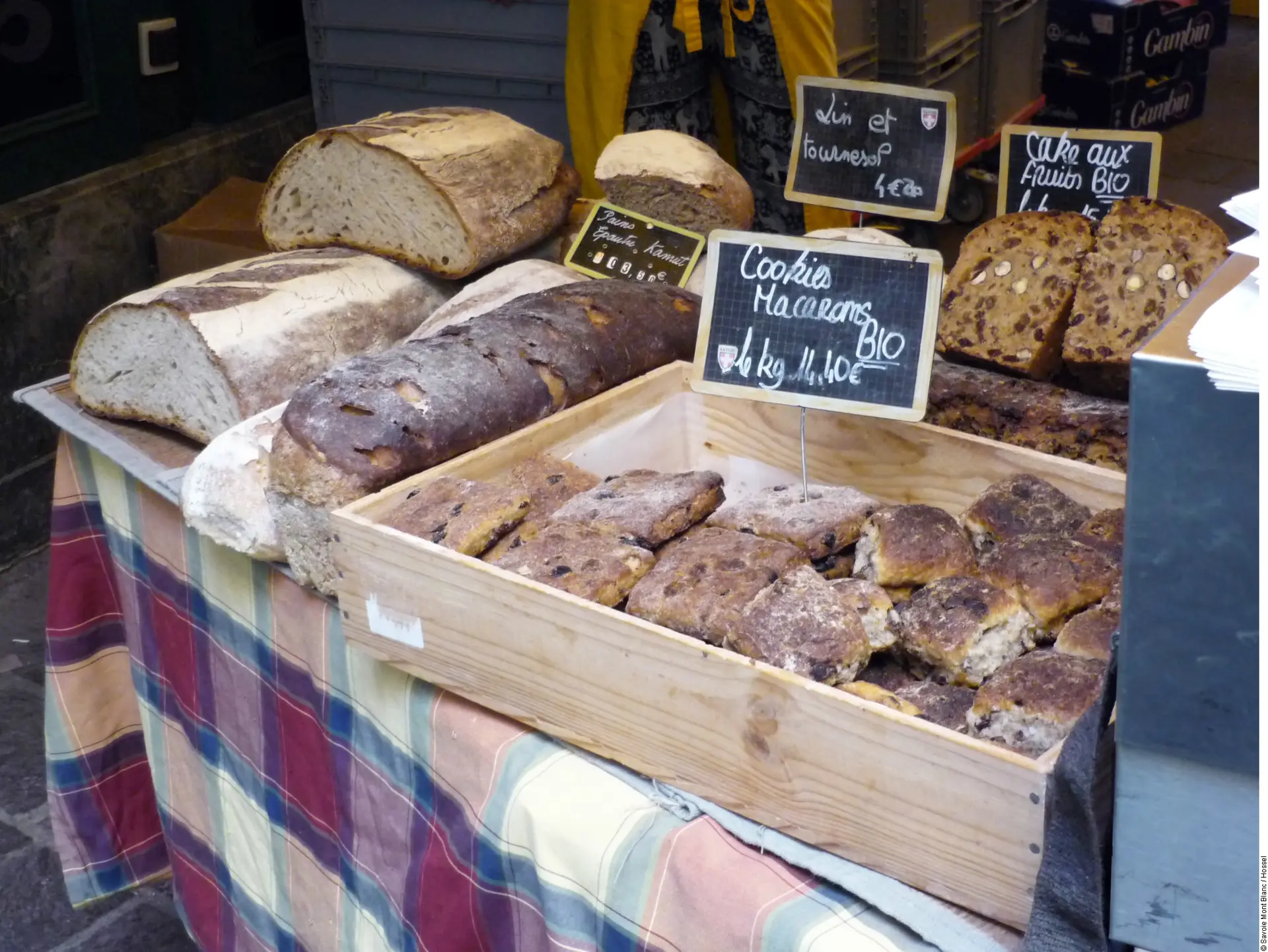 stand au marché de Sallanches