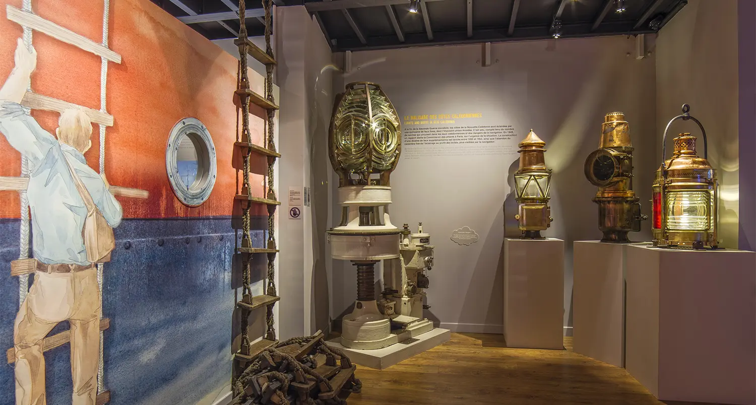 A l'intérieur du Musée Maritime