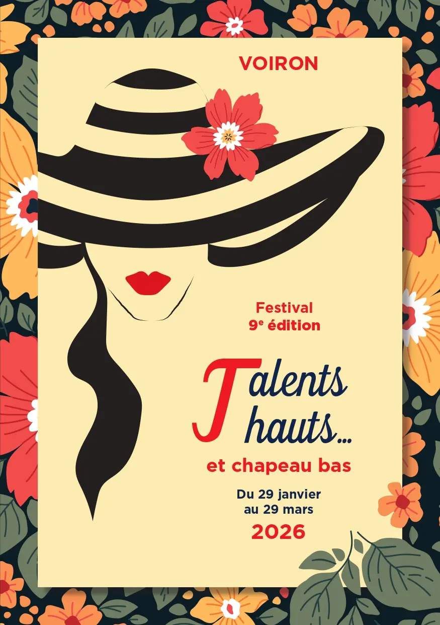 Affiche Festival 9e Edition Talents hauts et chapeau