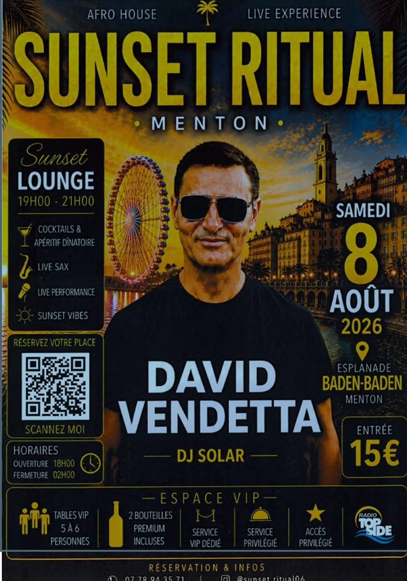 Affiche du concert