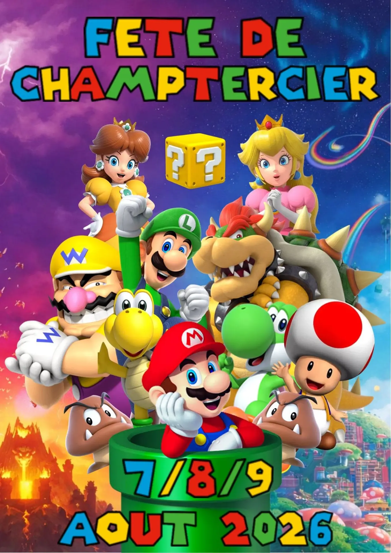Affiche de la fête