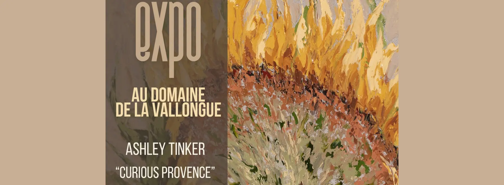 Thumbnail Exhibition at Domaine de la Vallongue: Ashley Tinker in Eygalières 18.05 to 31.08.26