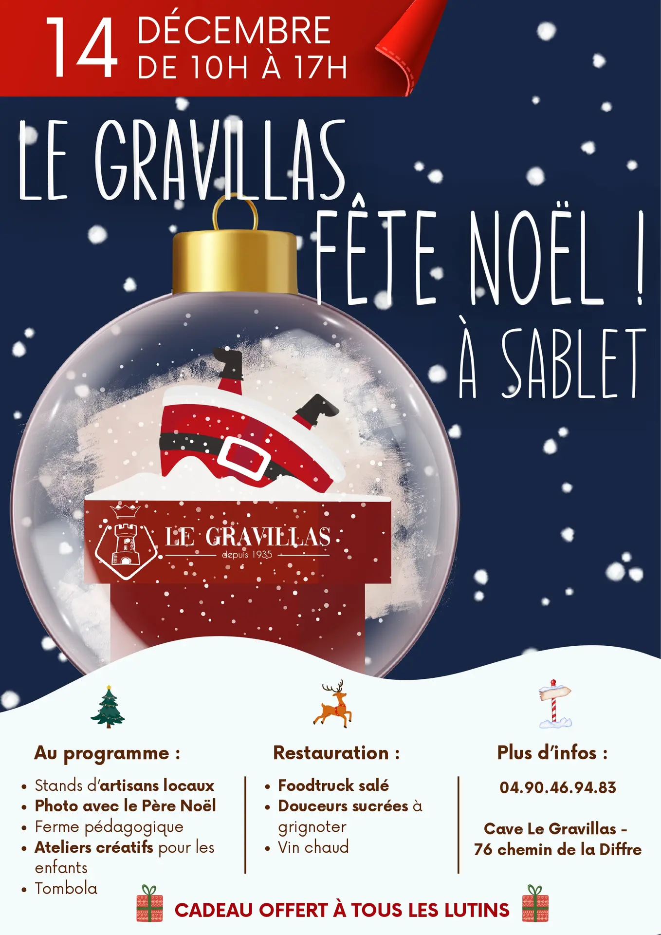 Le Gravillas fête Noël_Sablet