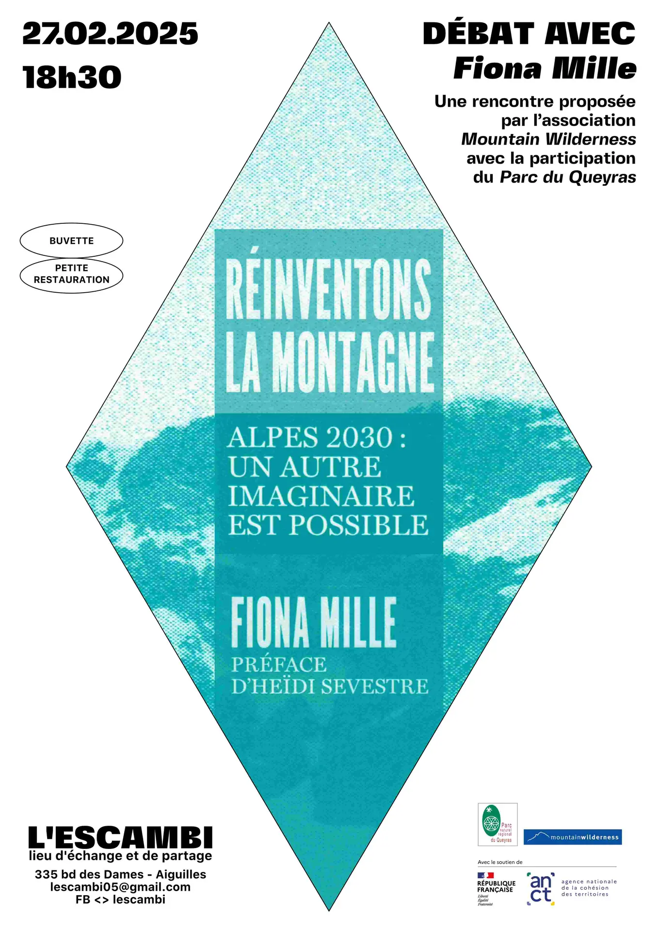 Réinventons la montagne, rencontre-débat avec Fiona Mille_Aiguilles