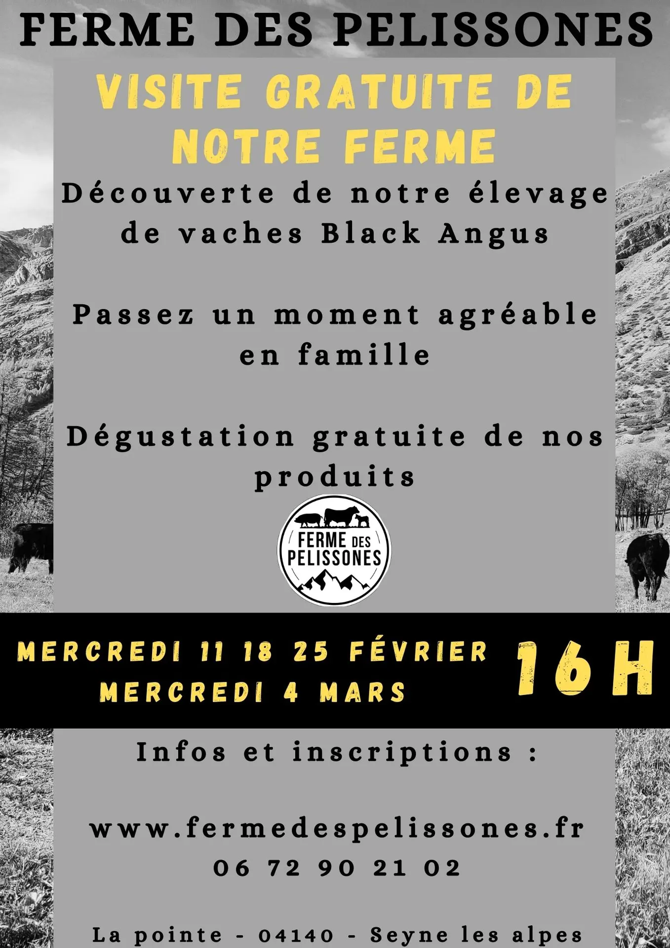 Visite gratuite de la Ferme des Pélissones_Seyne