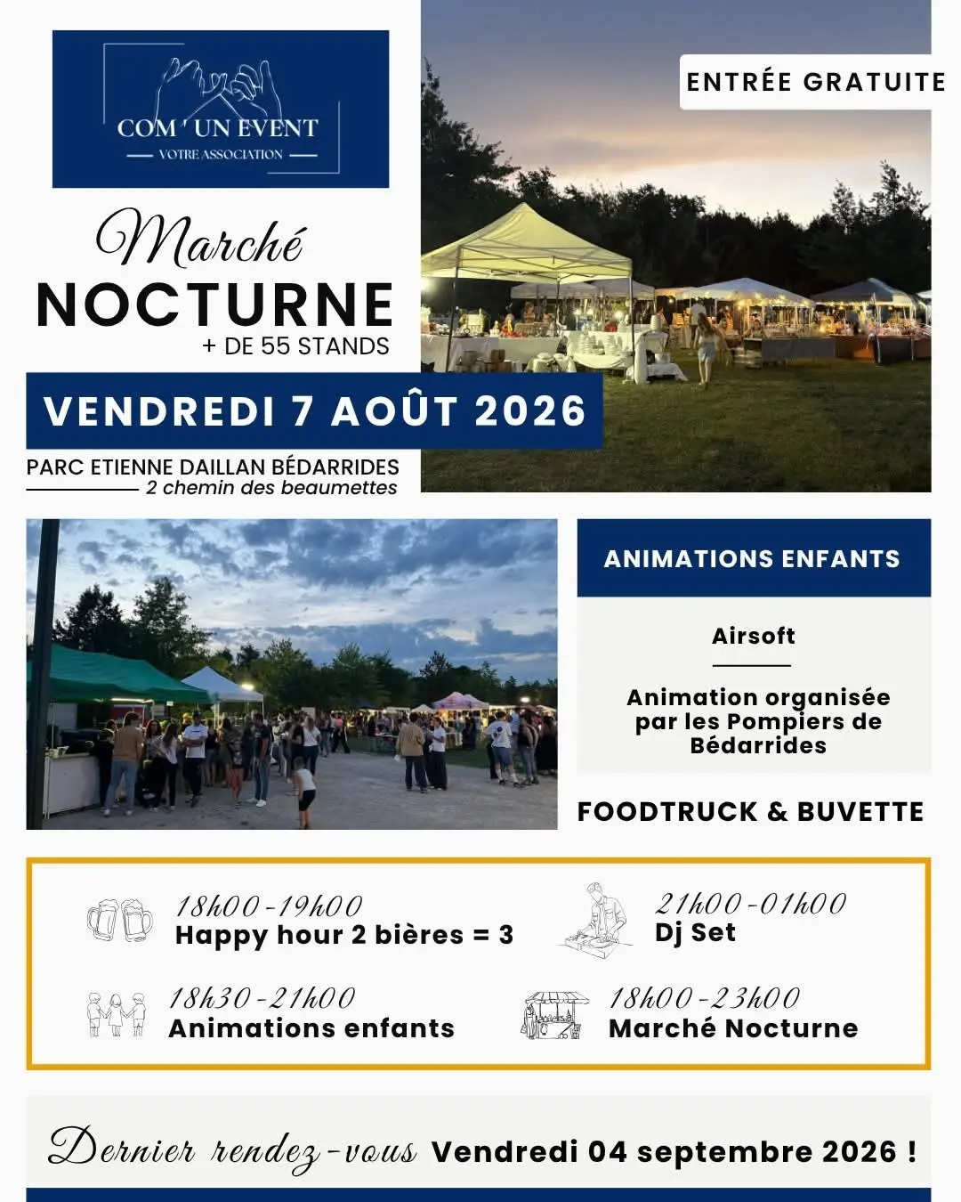 Marché nocturne Bédarrides
