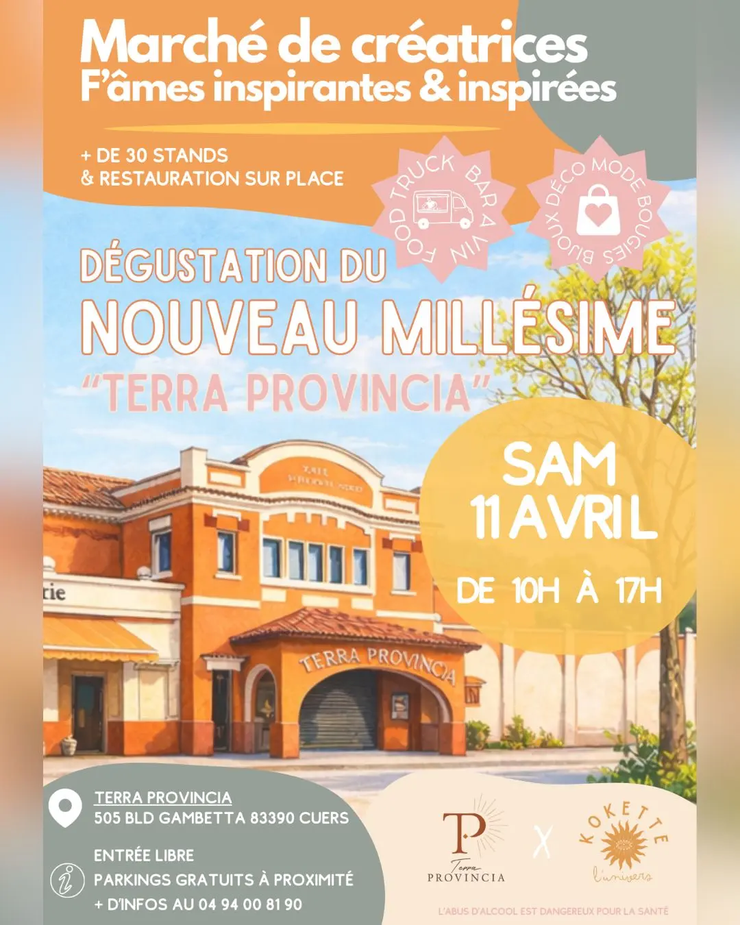 Marché de créatrices et dégustation à Terra Provincia