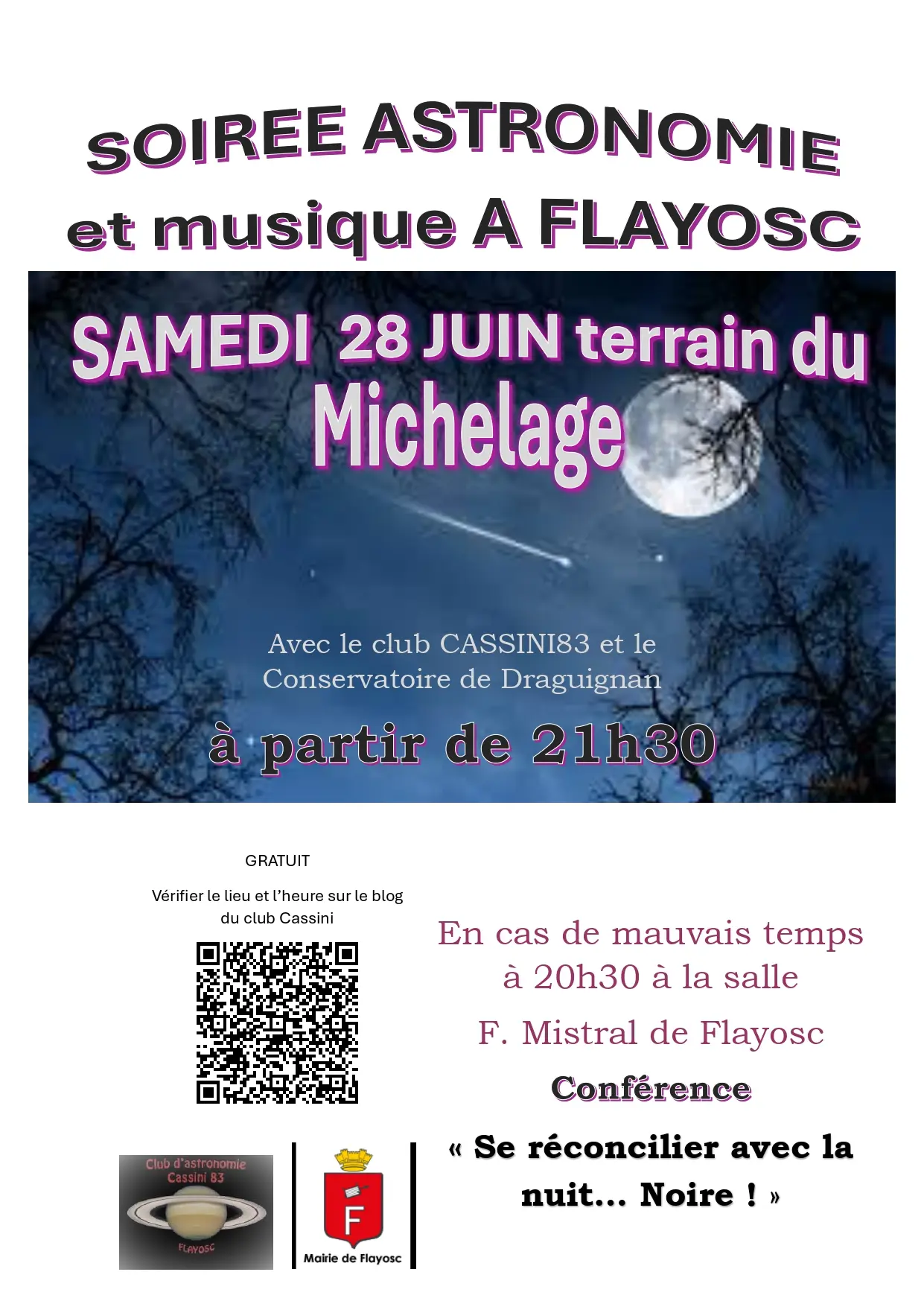 Soirée astronomie et musique_Flayosc