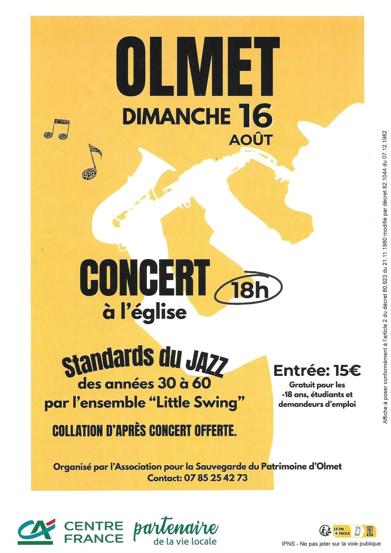 Standards du Jazz par l'ensemble Little Swing