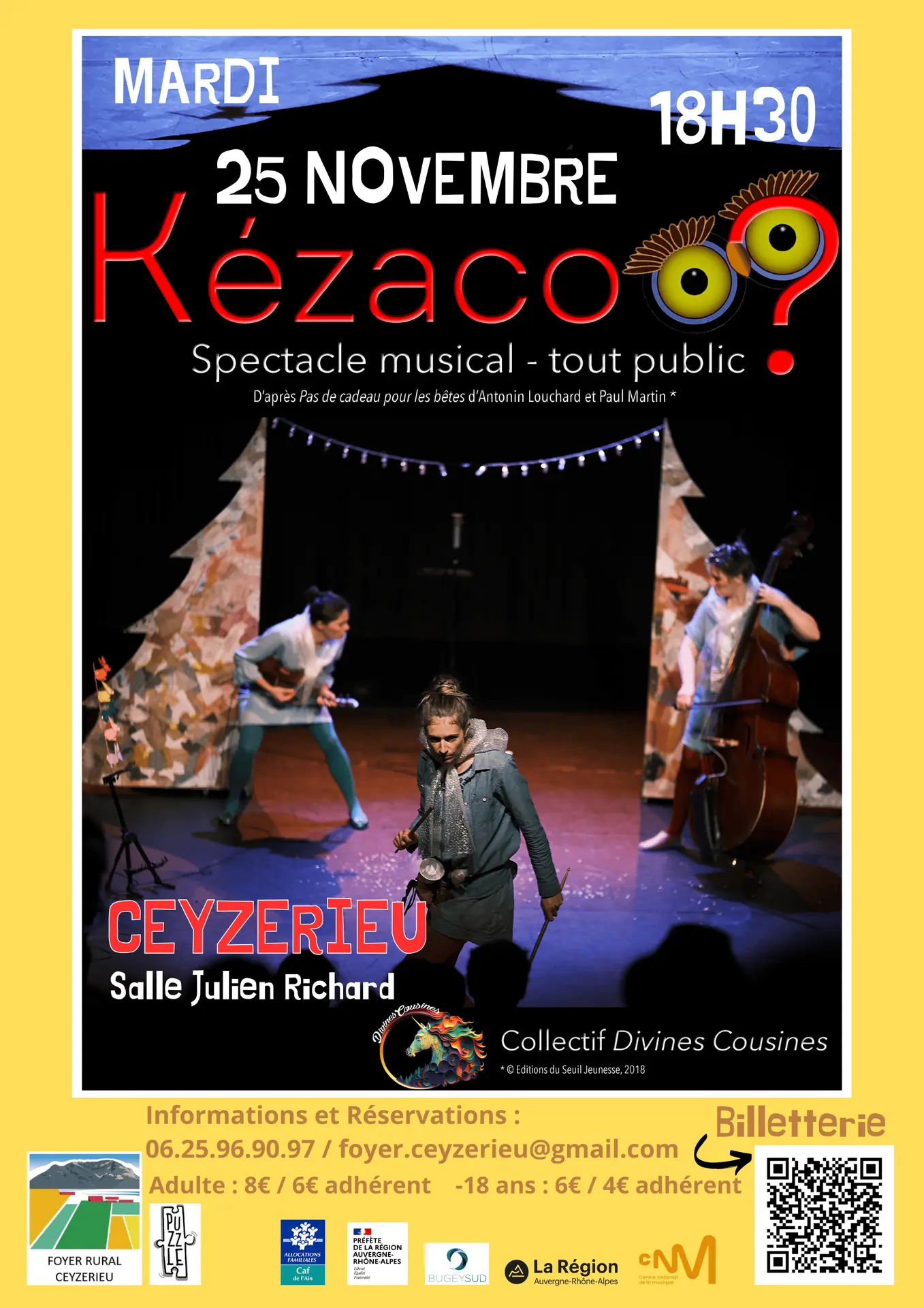 Spectacle musical Kézaco ?_Ceyzérieu