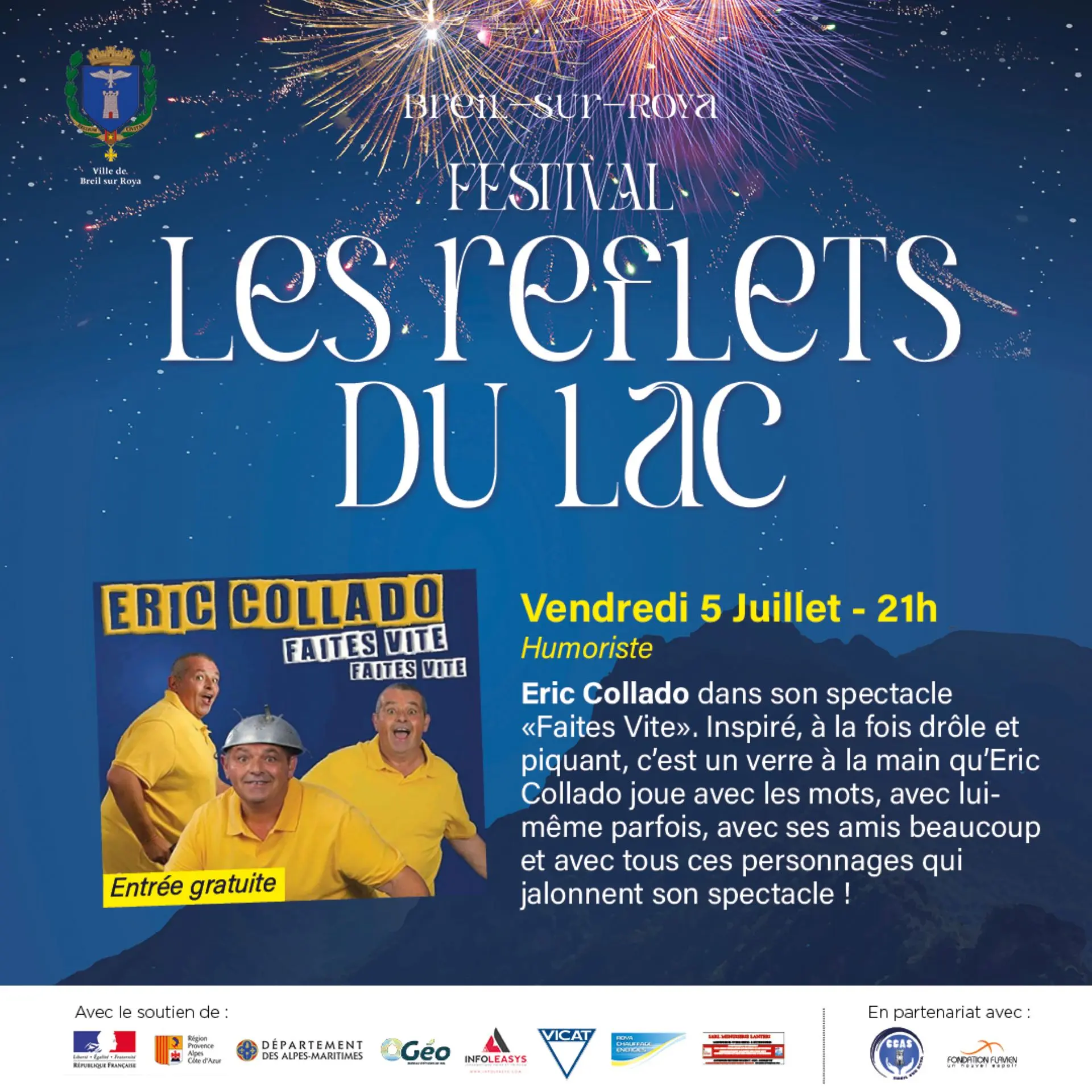 Affiche Reflets du lac - Eric Collado