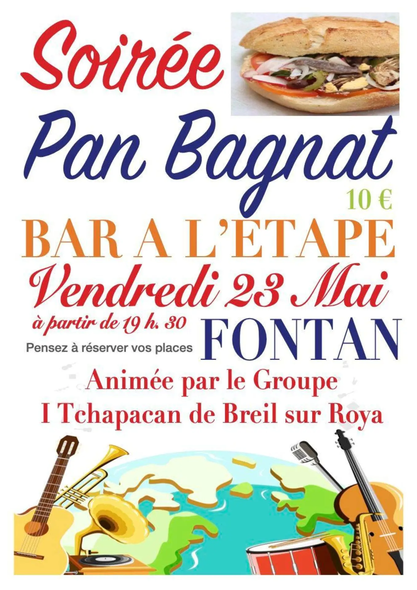 soirée pan bagnat