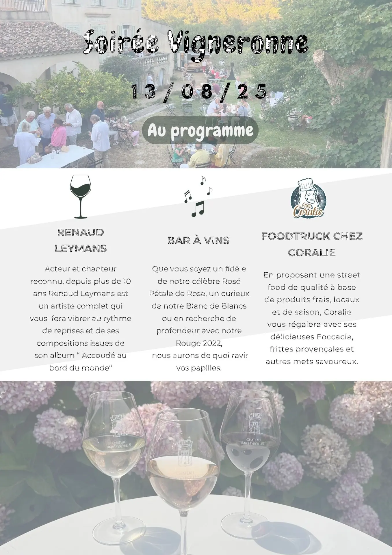 Soirée Vigneronne au Château Barbeyrolles