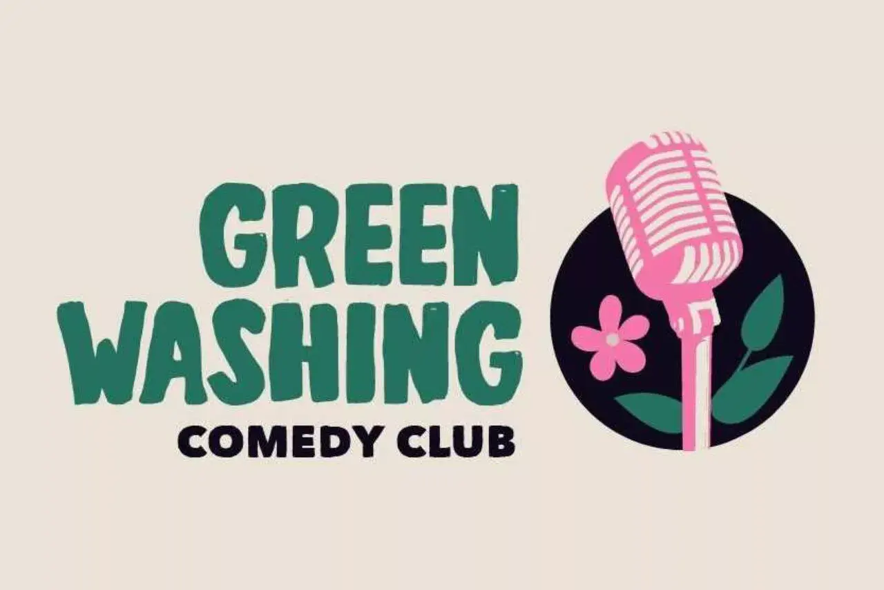 Logo Greenwashing Comedy Club