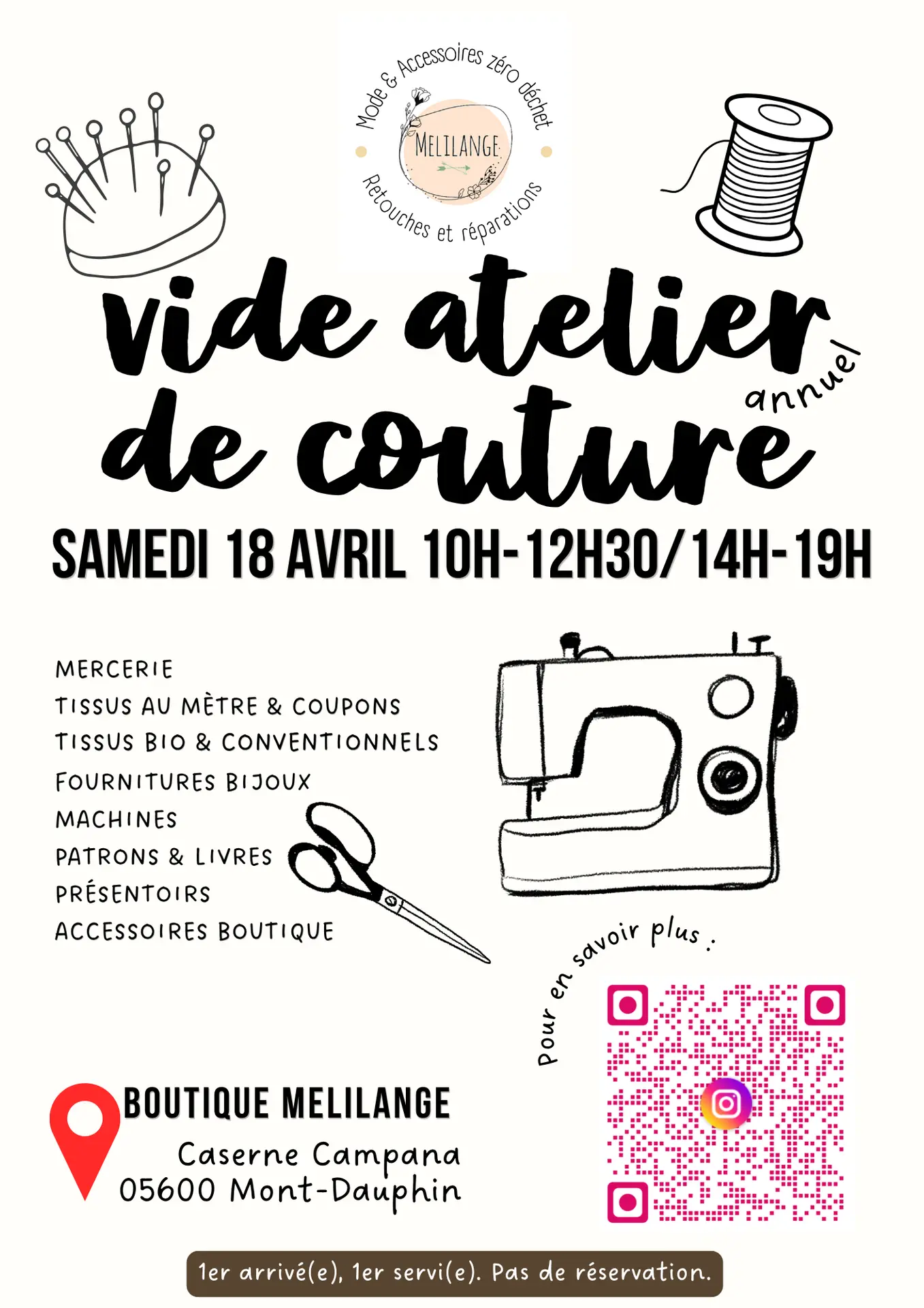 Vide atelier couture