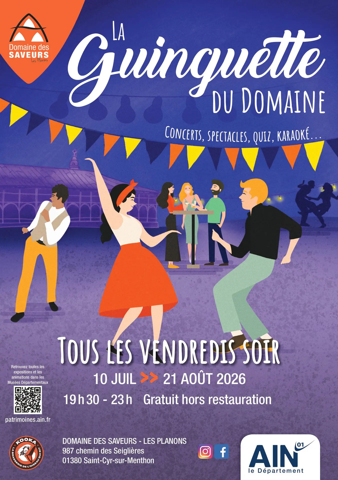 Affiche Les Guinguettes du Domaine