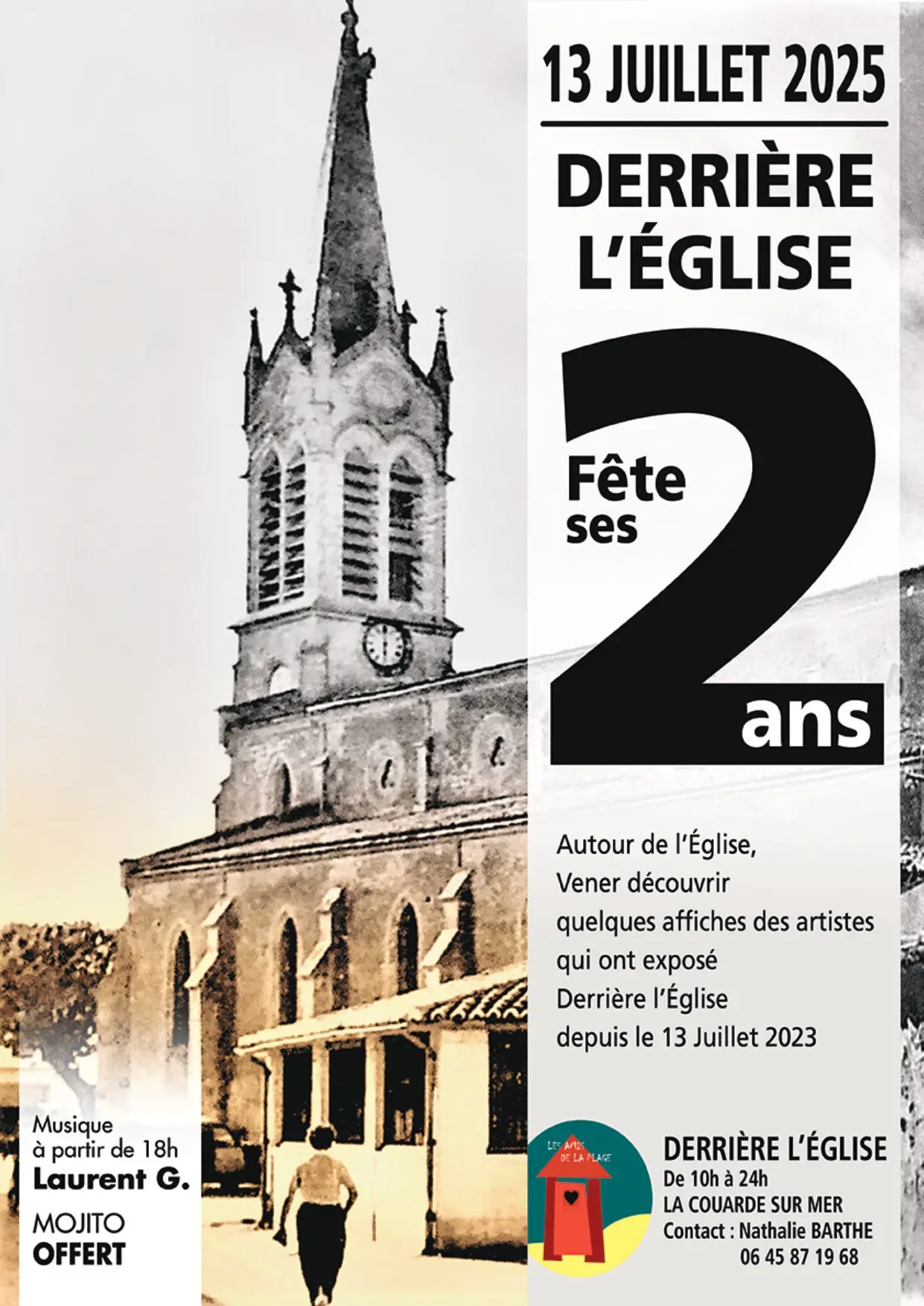 La galerie Derrière l'église fête ses 2 ans_La Couarde-sur-Mer