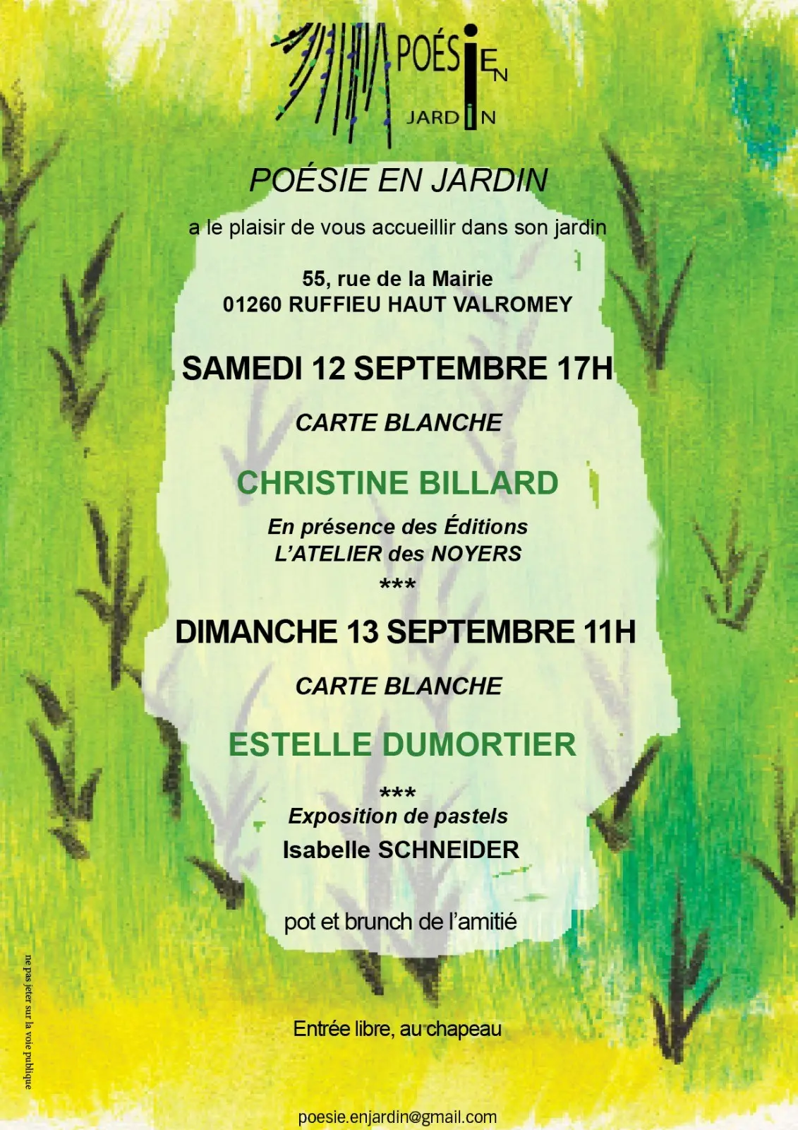 Poésie en Jardin à Ruffieu_Haut Valromey
