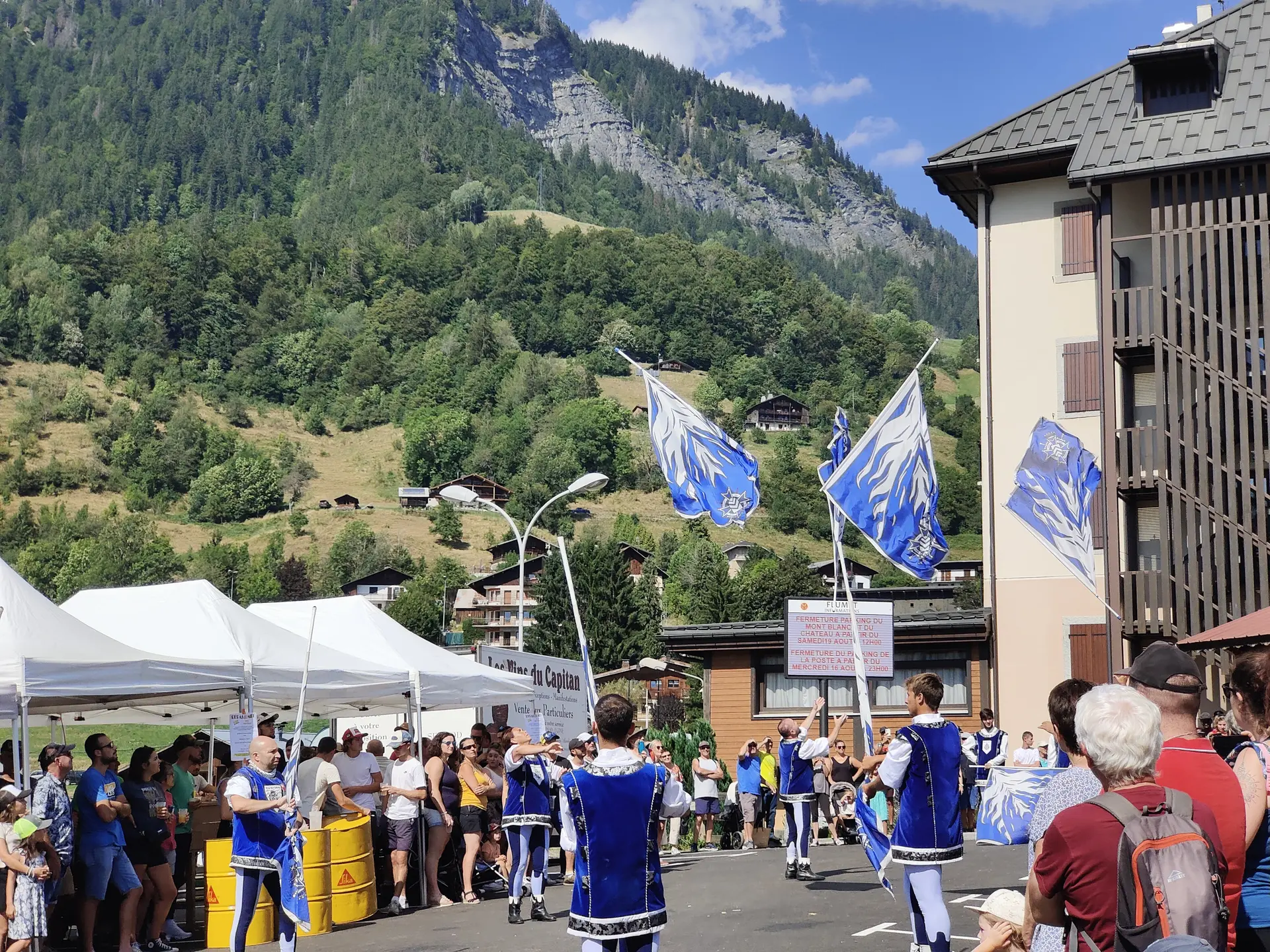 Lanceurs de drapeaux Italiens