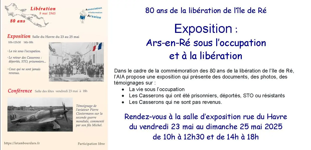 Exposition « 80 ans de la Libération » par l'AIA