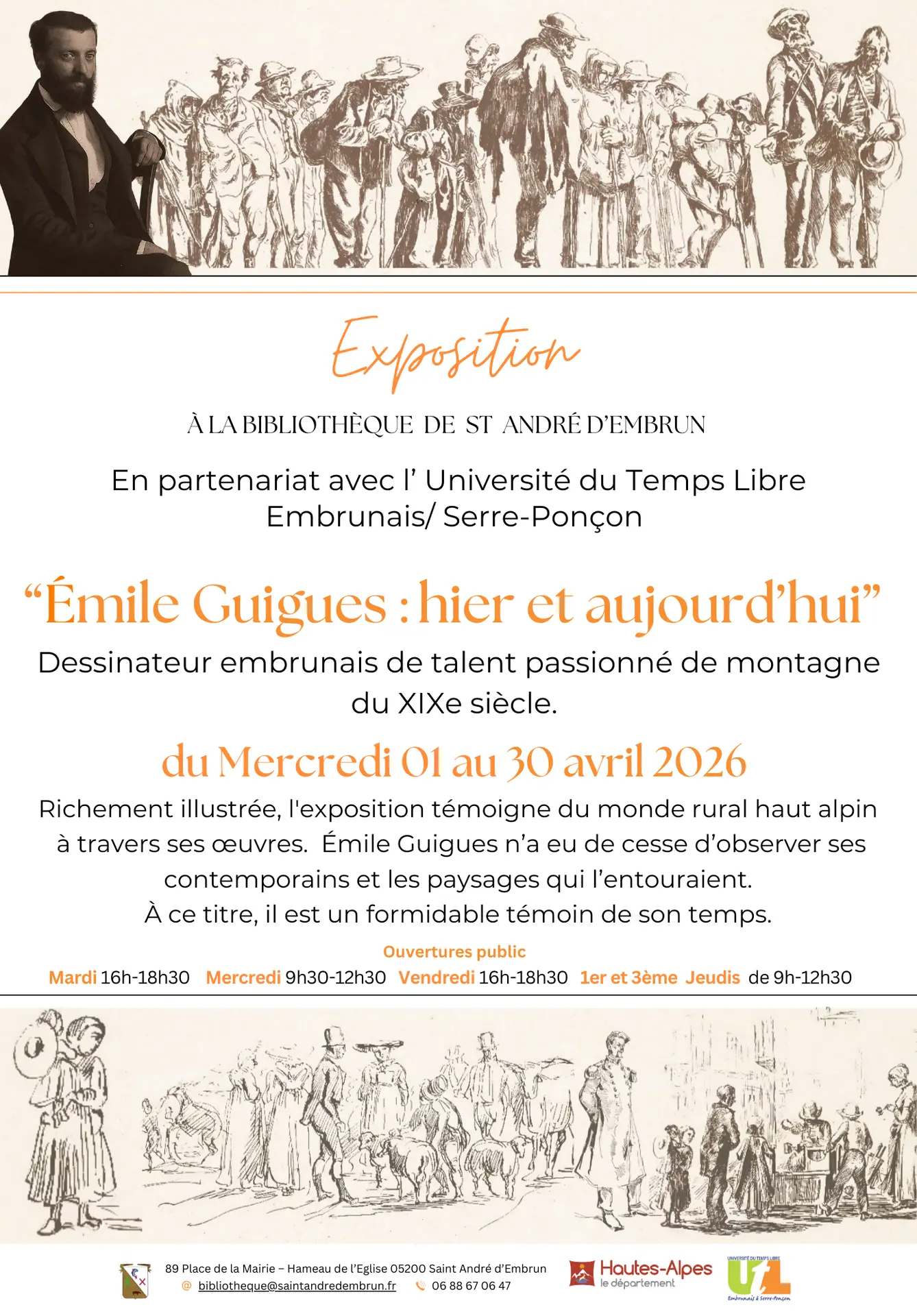 Émile Guigues : hier et aujourd'hui - bibliothèque de St André d'Embrun/UTL