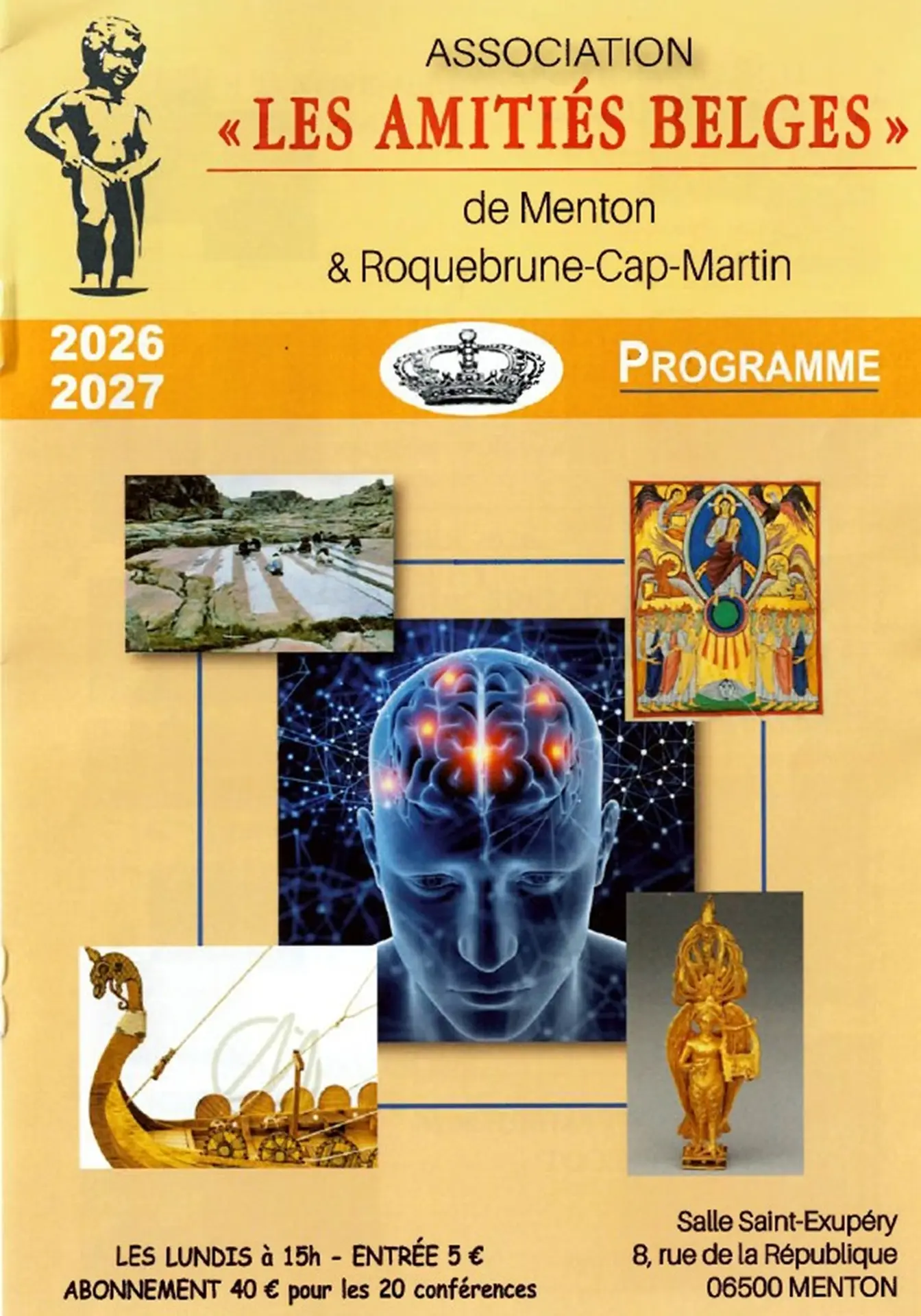 Livret programme page de couverture
