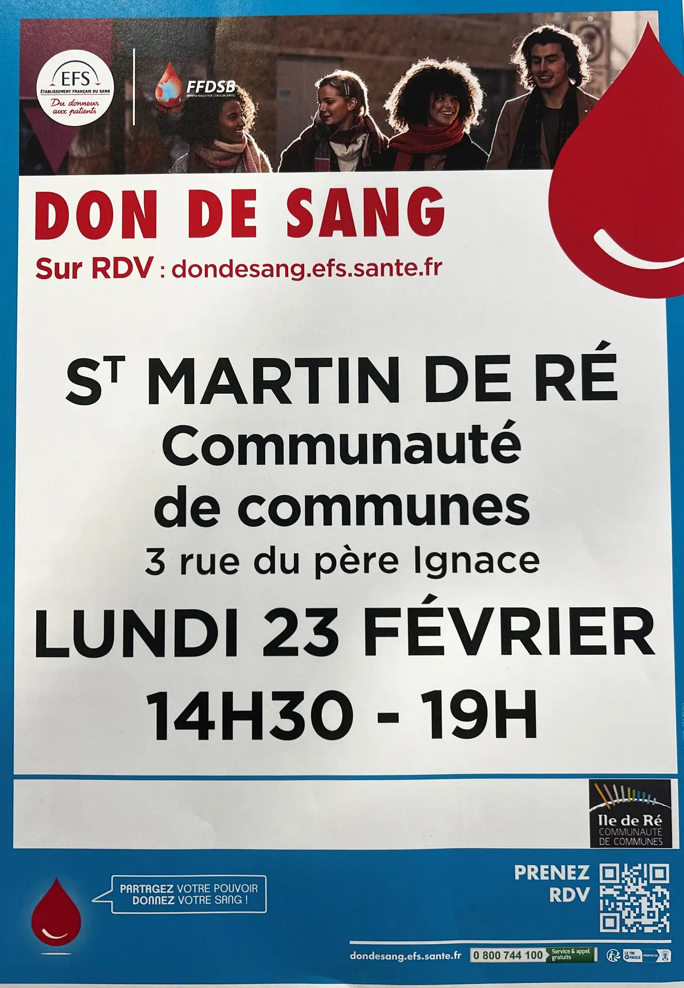 Ven a donar sangre