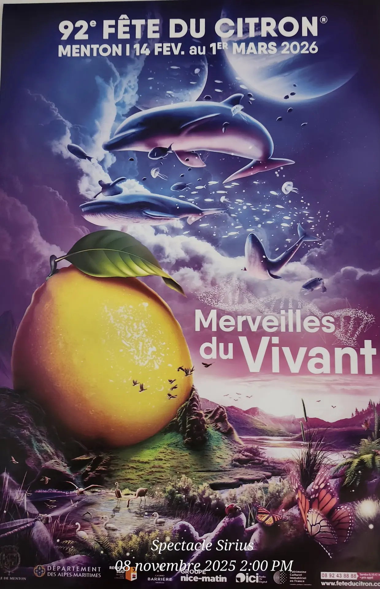 Affiche Fête du Citron 2026