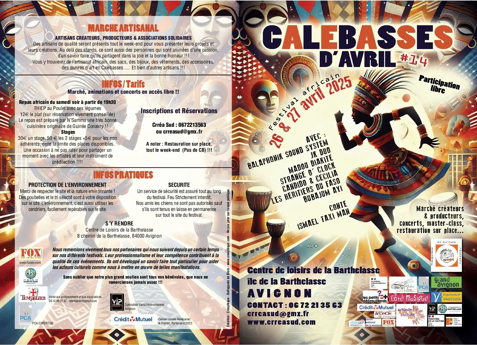 Les Calebasses d'Avril, festival africain - 14e édition