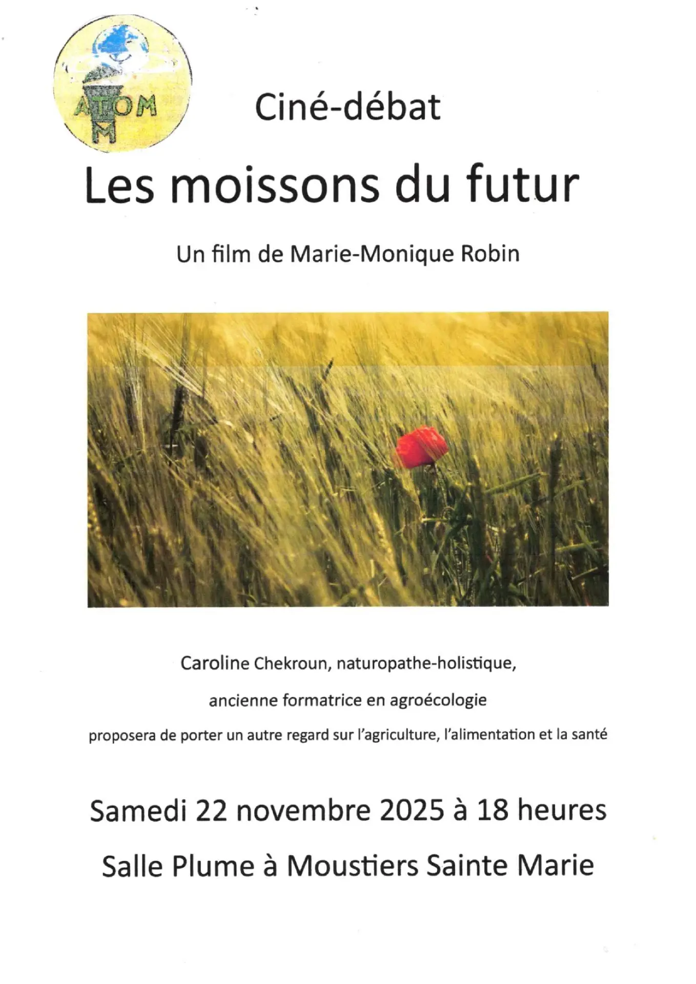 Ciné-Débat Les Moissons du futur_Moustiers-Sainte-Marie