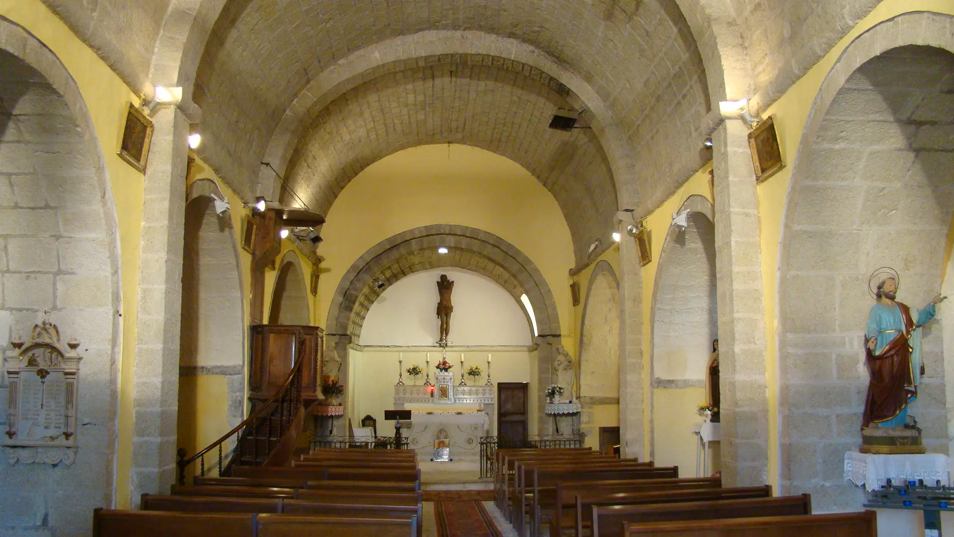 Inside of the church