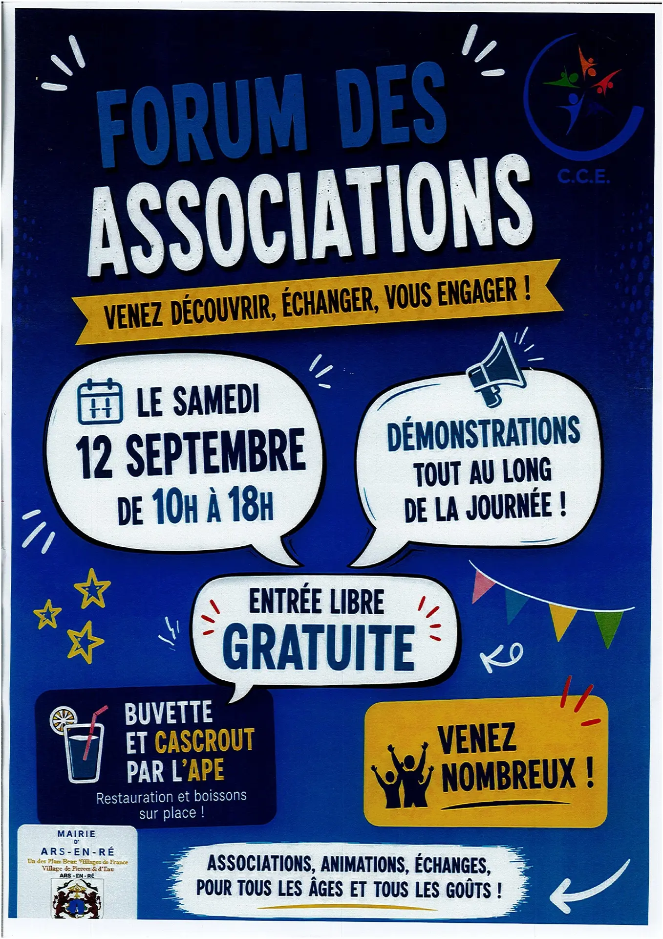 Plakat zum Vereinsforum
