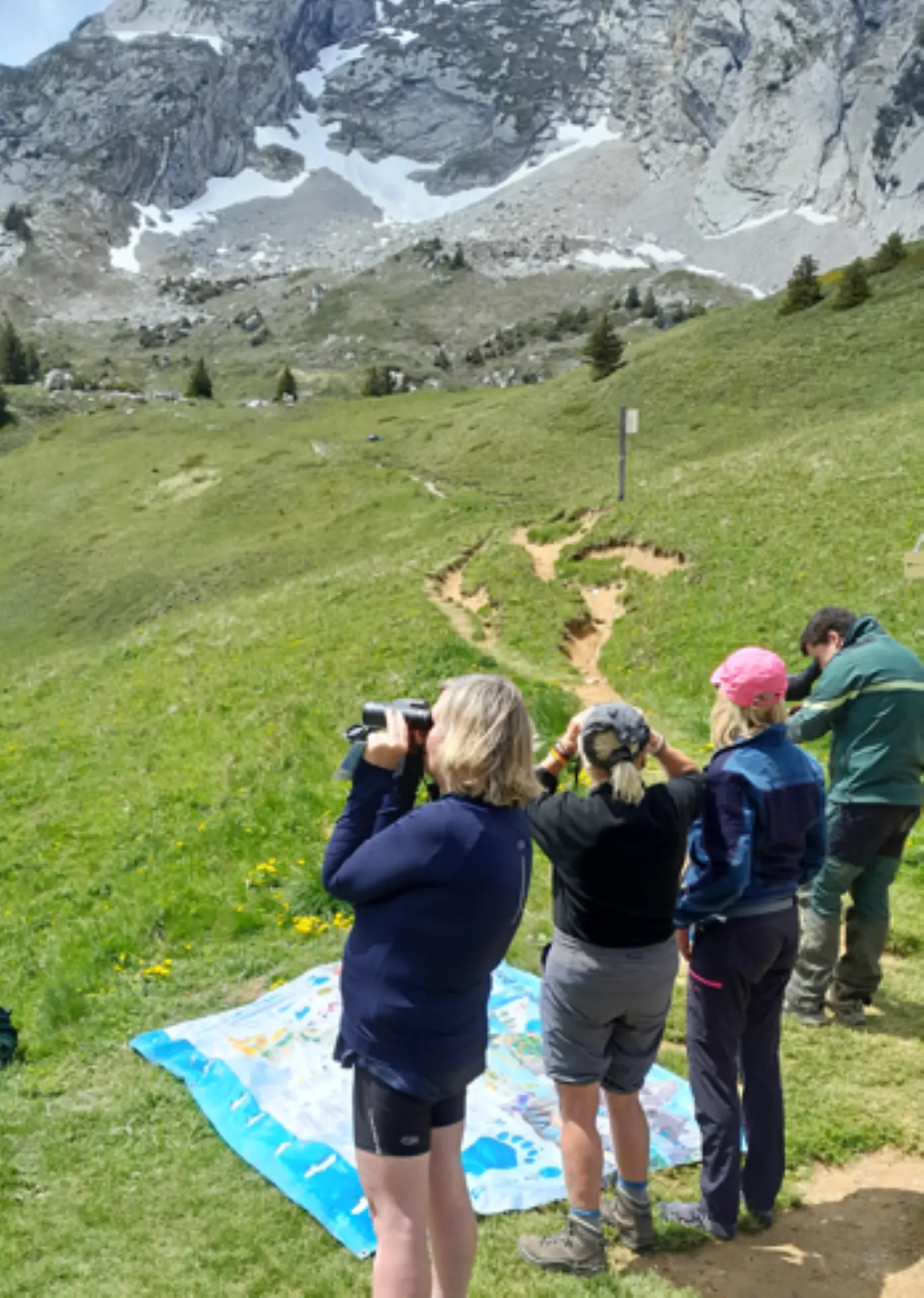 Rencontre sur les sentiers de la Réserve