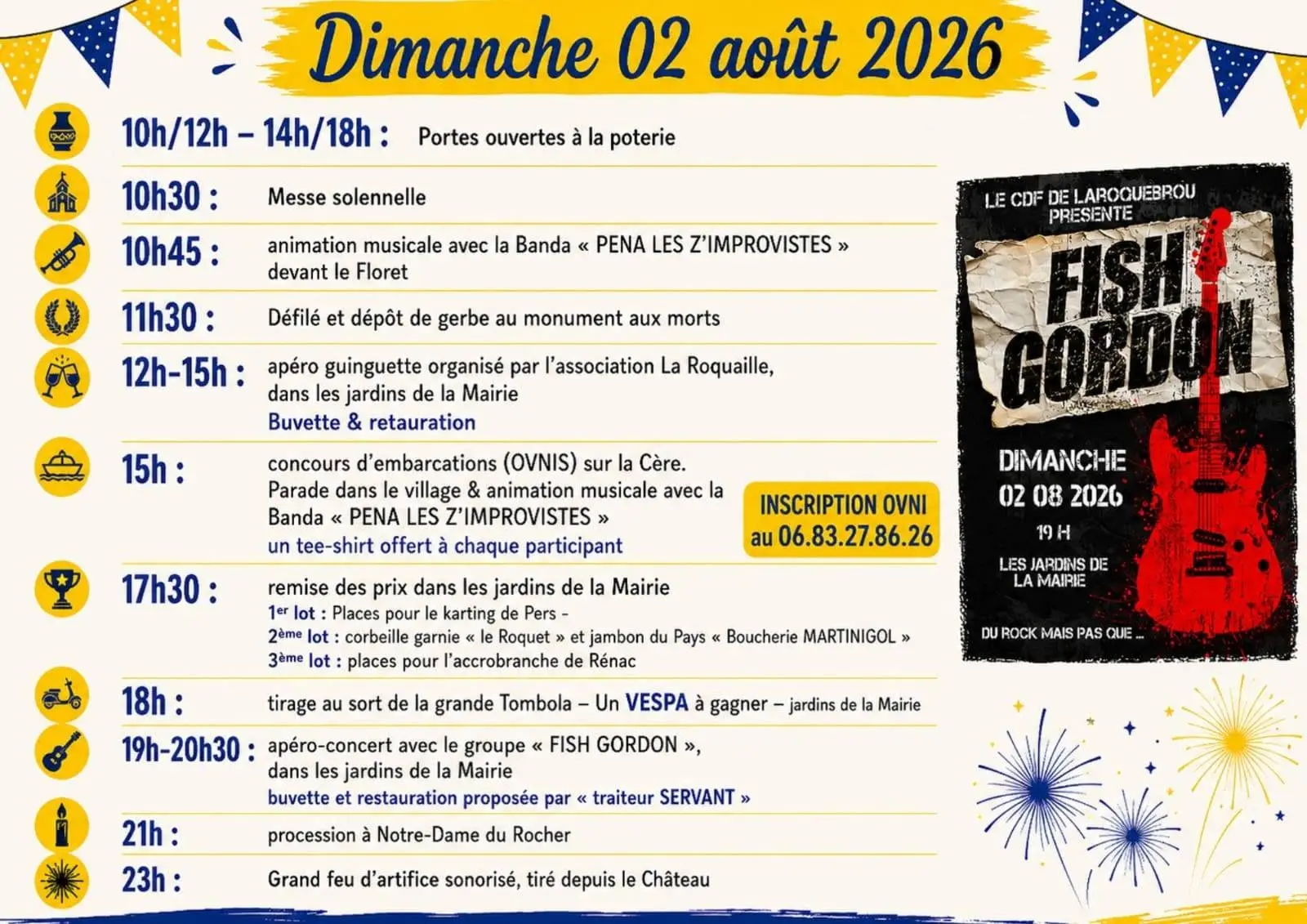 Programme du dimanche