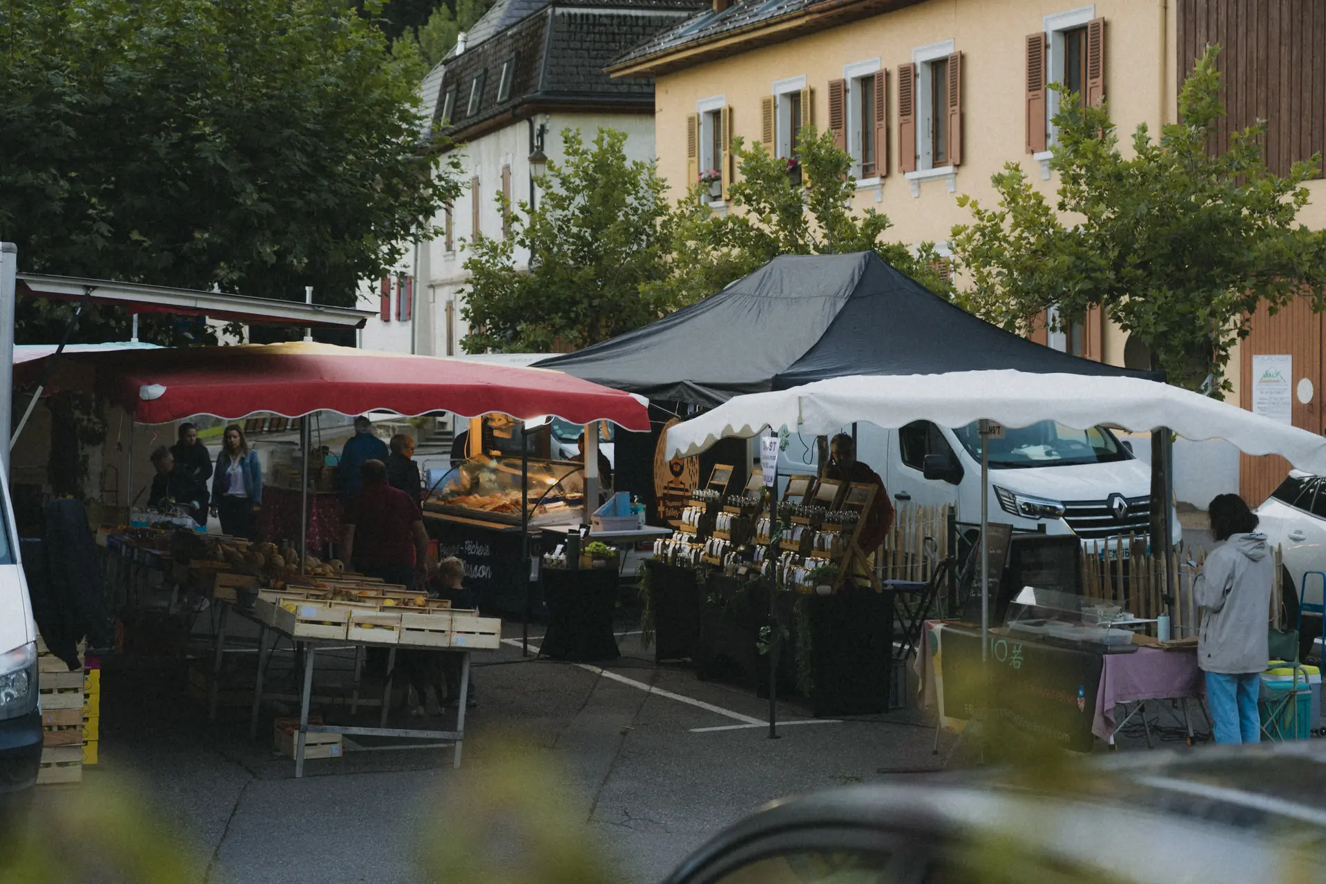 Vue du marché