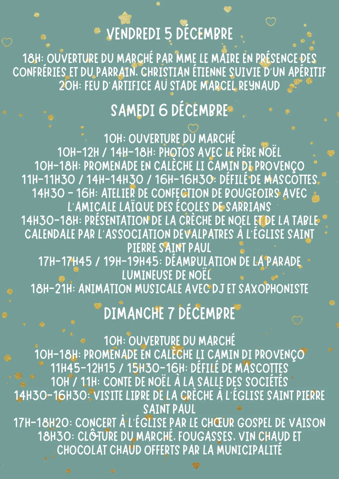 Marché de Noël_Sarrians