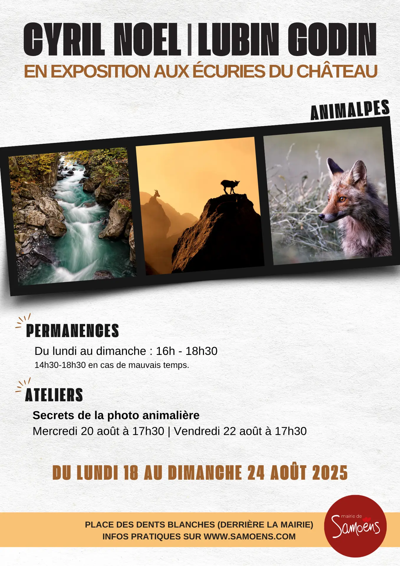 18 au 24 août - Cyril Noel et Lubin Godin