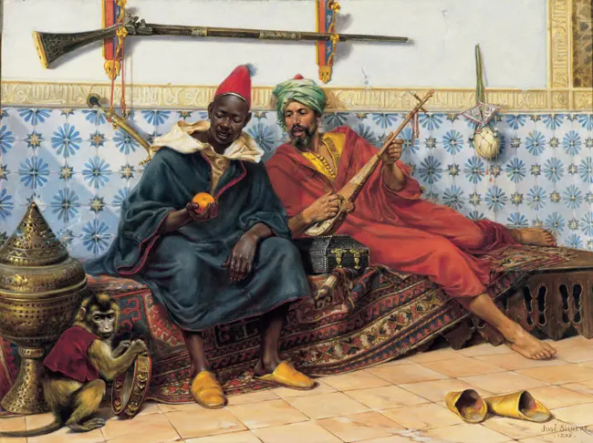 Silbert J, conversation de musiciens 1892