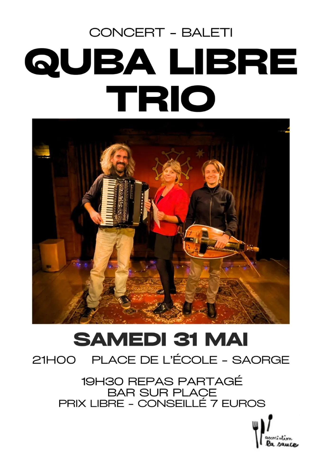 Baléti : concert avec quba libre trio