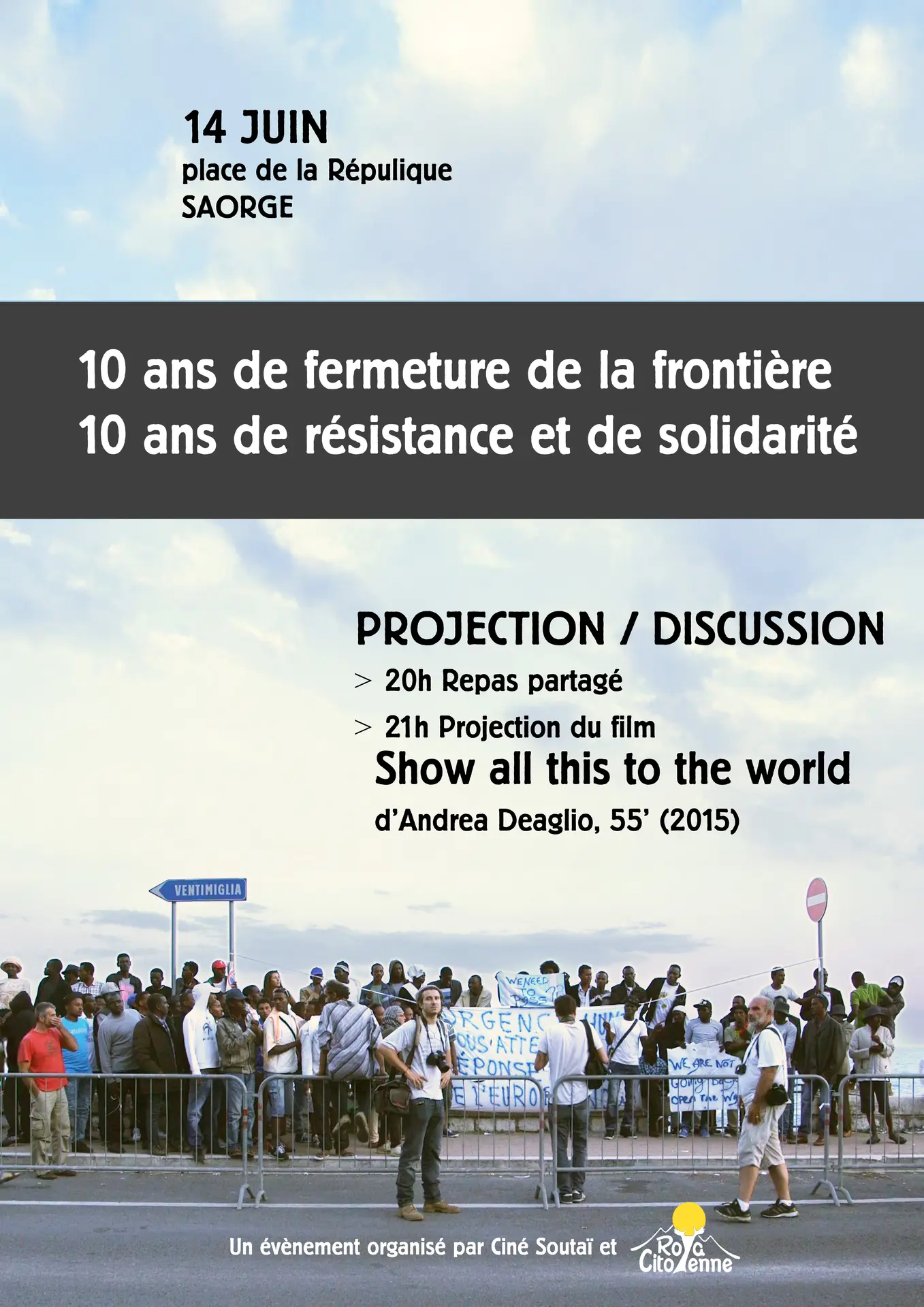 Projection-Débat Show all this to the world d'Andrea Deaglio_Saorge