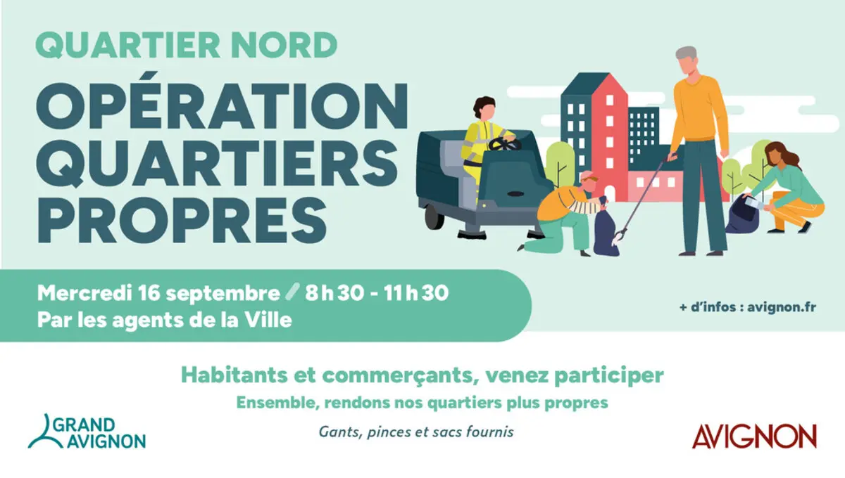 Opération quartiers propres - quartier Nord_Avignon